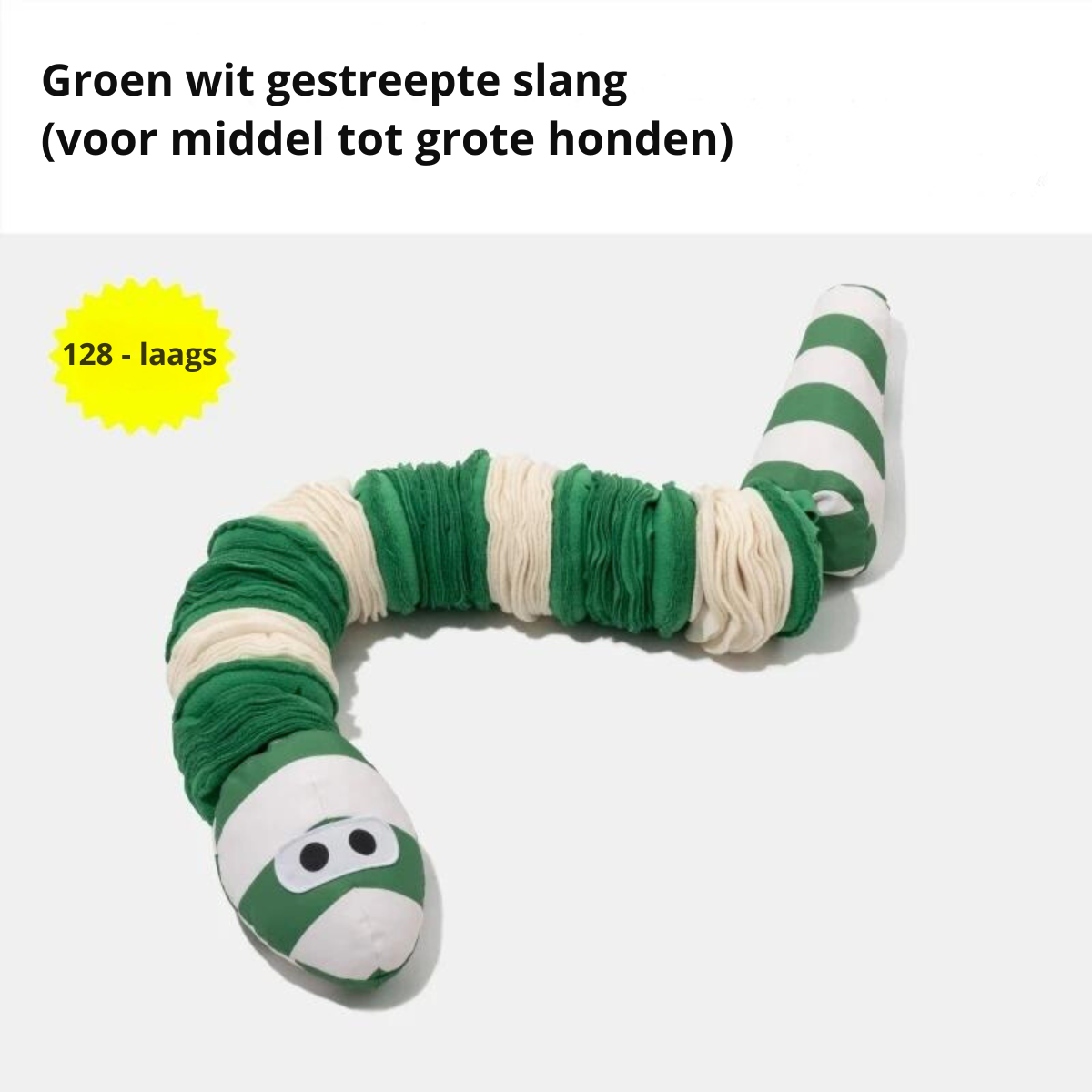 Snuffelslang Hond Interactief Groen Luxe