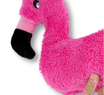 hondenspeeltje flamingo touw