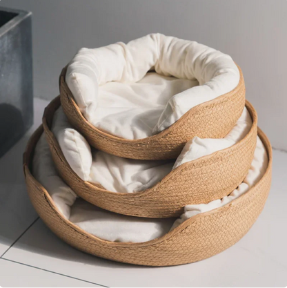 Luxe Rotan Handgemaakte Kattenmand