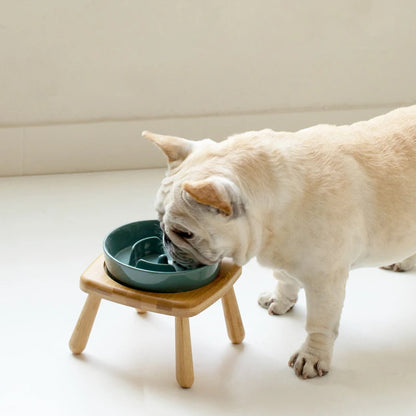 keramieke voerbak op pootjes, drinkbak op pootjes hond kat