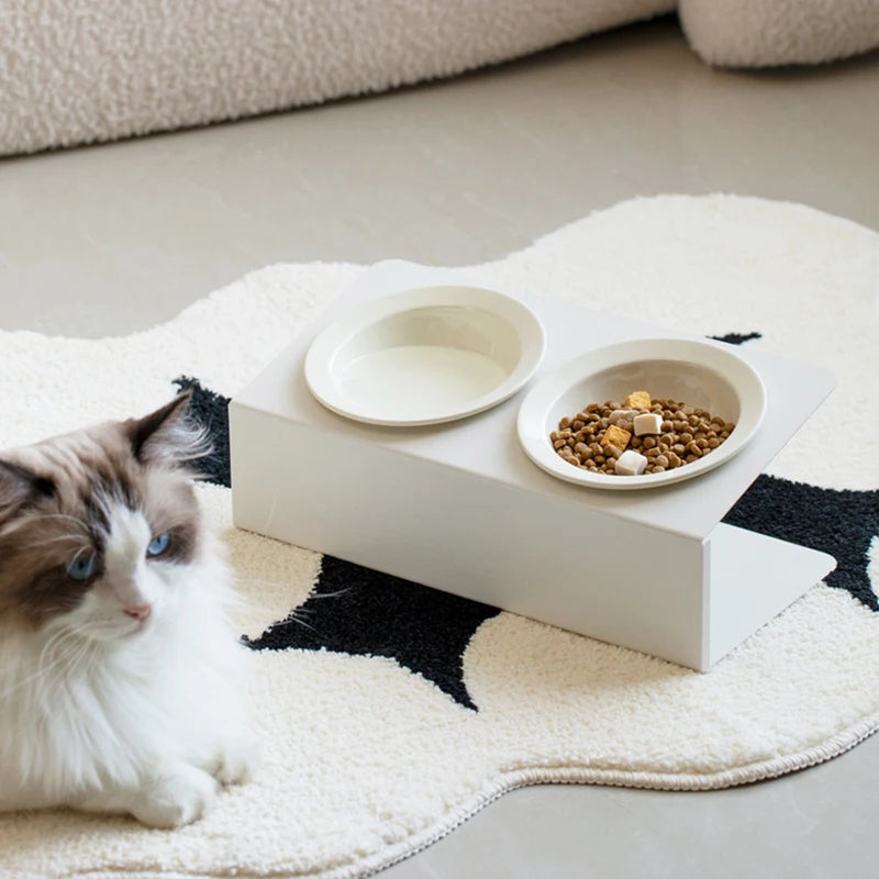 keramische voerbak op pootjes, drinkbak op pootjes hond kat