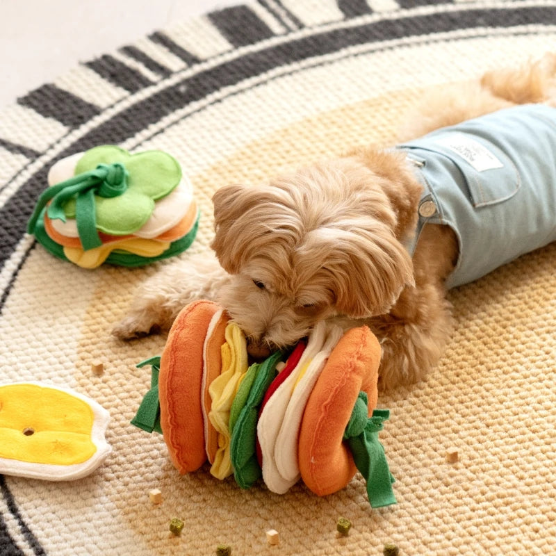 snuffelspel hond hamburger